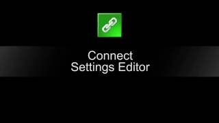 connect - settings editor