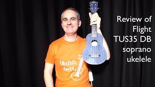 Flight TUS-35 Travel Soprano Ukulele (Deep Blue)