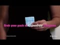 Twist Open Tampon Wrapper CAREFREE