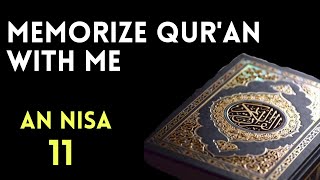 Download lagu Easiest, Fastest, and Best way to memorize Surat An Nisa, Ayah 11, Repeated 25 times mp3