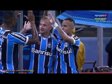 Gol de Éverton, Grêmio 2 x 0 Coritiba - Brasileirão 29/05/2016 [HD]