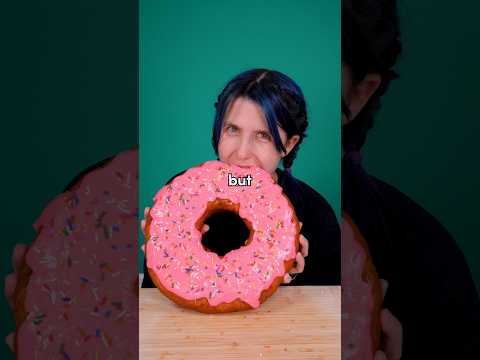 Baking a DONUT the size of my HEAD!
