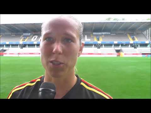 Lenie Onzia  na Roemenië - België op 03.09.2018