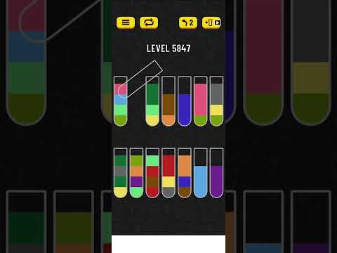 water sort puzzle level 5847
