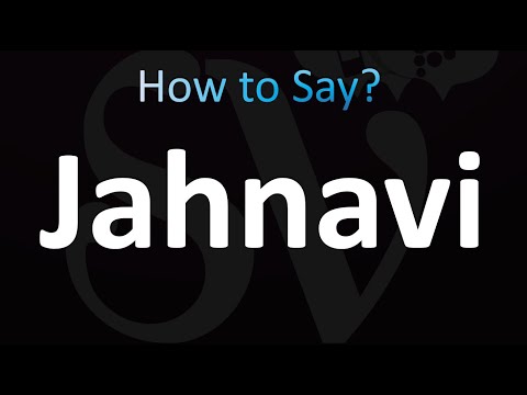 How to Pronounce Jahnavi
