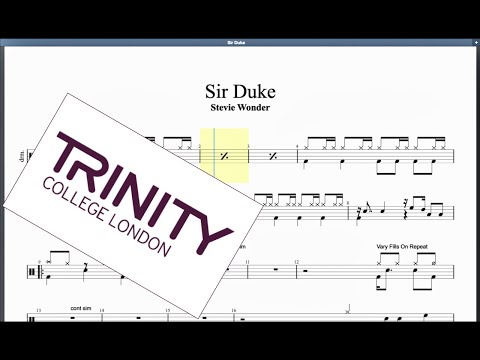 Sir Duke Trinity Grade 5 Drums