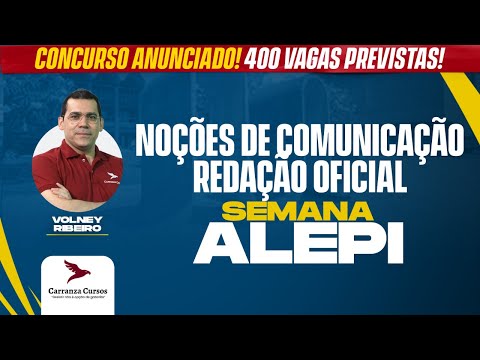 ALEPI - Noções de Comunicação - Redação Oficial - Volney Ribeiro