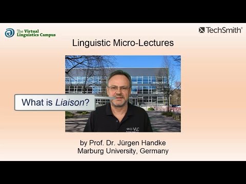 PHY_011 - Linguistic Micro-Lectures: Liaison