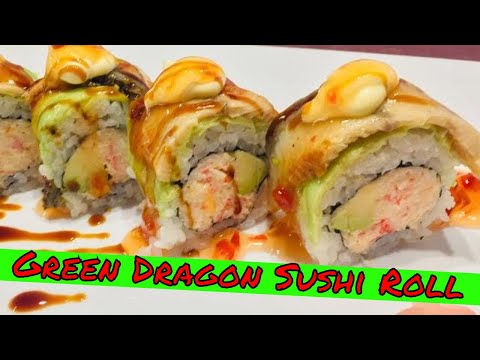 Dragon Roll Sushi Recipe Special Sushi Rolls | 创意寿司卷/ドラゴンロールの作り方（レシピ How To Make Sushi Series