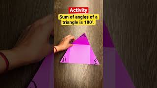 Angle Sum Property of a Triangle🔺.