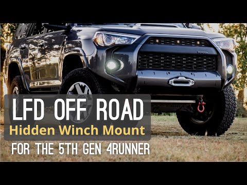 LFD Hidden Winch Mount Install on the 5th Generation Toyota 4Runner