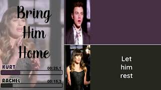 Glee - Bring Him Home | Line Distribution + Lyrics