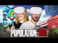 FORTNITE EN VR ? LE MEILLEUR BATTLE ROYALE VR ! POPULATION ONE OCULUS META QUEST 2