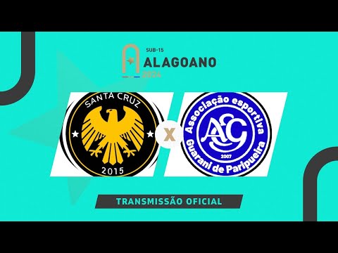 Santa Cruz x Guarani de Paripueira   ALAGOANO SUB 15   1ª RODADA