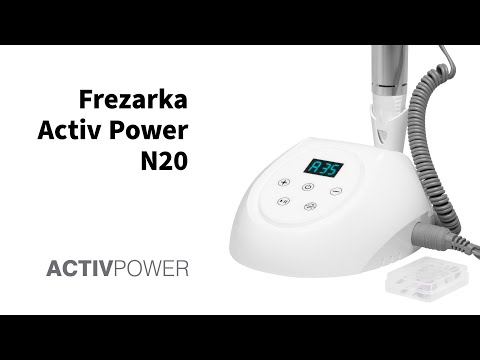 Activeshop Profesionali elektrinė nagų freza manikiūro ir pedikiūro darbams ACTIV POWER video