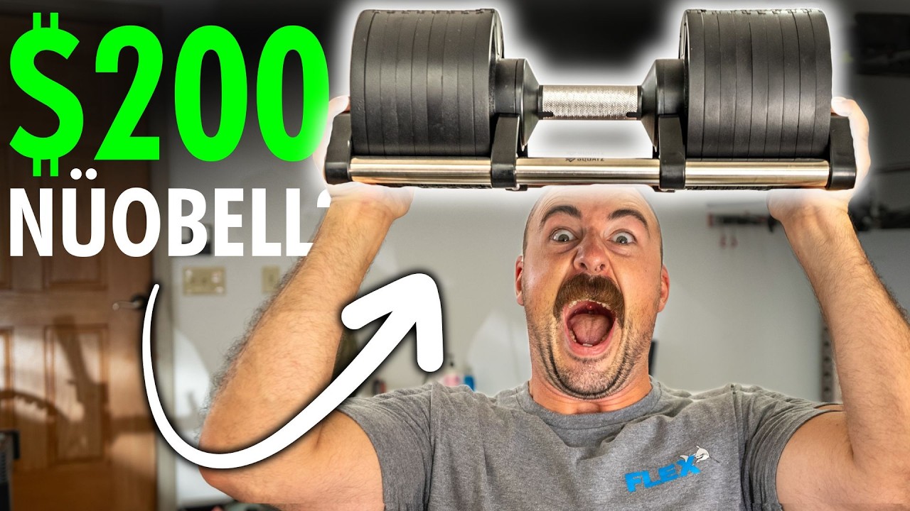 The 70 LB BUDGET Adjustable Dumbbells That Look Like You Know What!