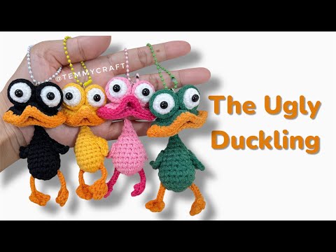 ลูกเป็ดขี้เหร่ The Ugly Duckling #crochet  #temmycraft #handmade  #duck #duckling #ถักตุ๊กตาเป็ด