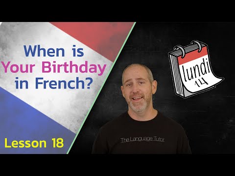 Days and Dates in French | The Language Tutor Lesson 18