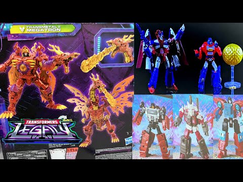 SDCC REVEALS! Transformers Legacy W3 REVEALED! DRAGON MEGATRON & MORE! + ALPHA TRION SDCC EXCLUSIVE