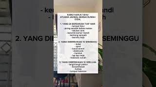 Download lagu Kamu harus tahu aturan jadwal bersih rumah ideal mp3 Download lagu Kamu harus tahu aturan jadwal bersih rumah ideal mp3