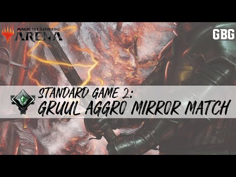 MTGA: Gruul Aggro VS Gruul Aggro (Ikoria Standard; Game 2)