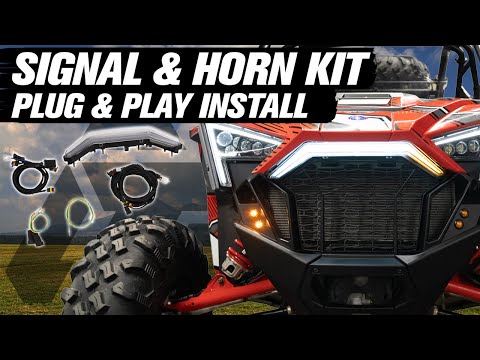 How To Install a Tusk Plug and Play Signal & Horn Kit on a Polaris RZR Pro R, Pro XP & Turbo R