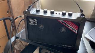 Video thumbnail for Roland Mobile Cube Amplifier by Bazm Afarin Guitar Channel