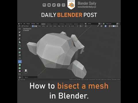 Bisect Tool in Blender