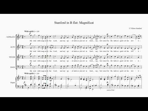 Stanford Magnificat and Nunc Dimittis in B flat - tenor