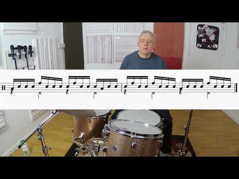 Single Paradiddle Accents Snare and Kit