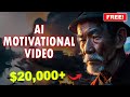 Make Ai Generated Motivation Quotes Videos And Earn 20K USD A Month