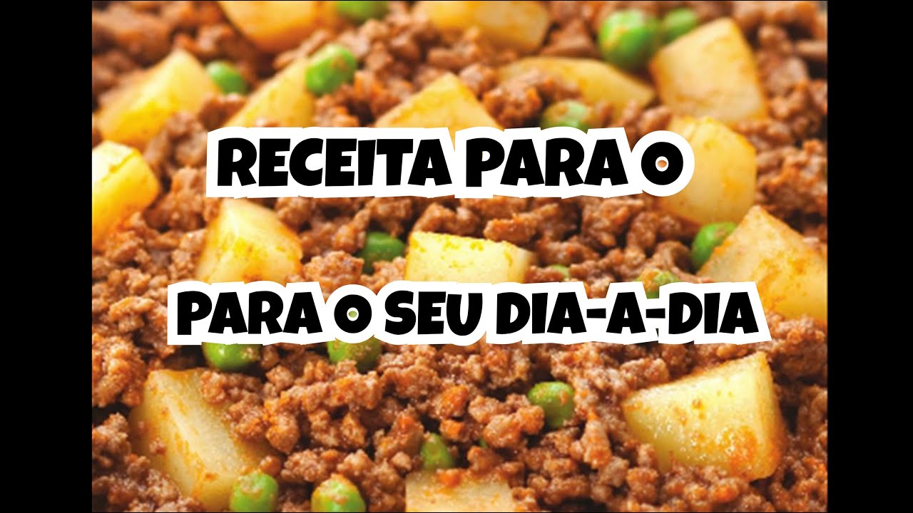 CARNE MOÍDA COM BATATA E QUIABO/Dayana Lima