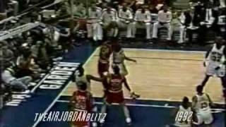 Michael Jordan shows you how to rebound