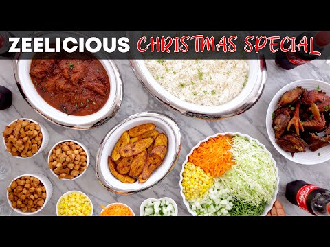 What a Nigerian Family of 9 Eats on Christmas Day EVERY YEAR- Christmas Day Lunch - Zeelicious Foods