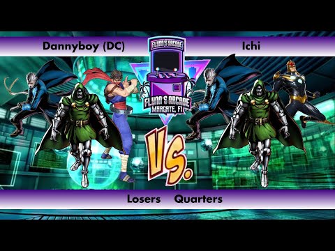 Flynn's Arcade 080 Losers Quarters - Dannyboy (DC) (Strider Hiryu) Vs Ichi (Vergil) UMVC3 Tournament