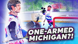 ONE ARMED MICHIGAN GOAL?! *WISH CUP*