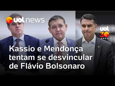 Kassio e Mendonça tentam se desvincular de Flávio e falam em perda de bom senso