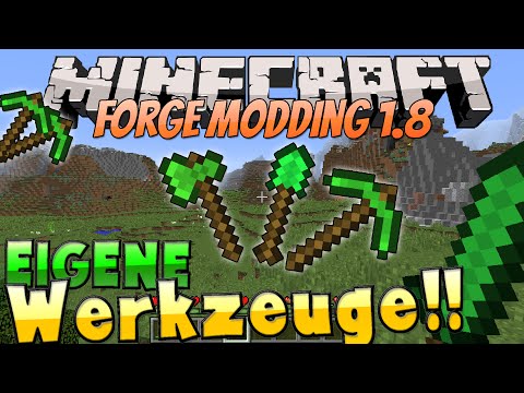 Minecraft Modding Tutorial 1.8x+ (#07) - OWN TOOLS |  Forge Modding Tutorial German