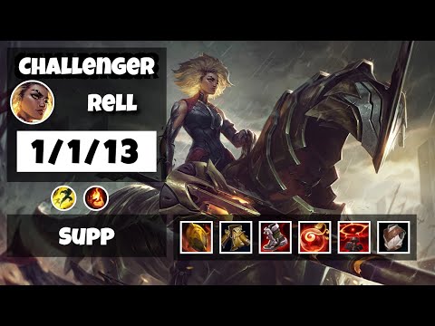 Rell 11.14 Gameplay Challenger Replay S11 Support (1/1/13) - NA