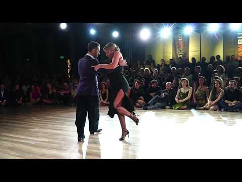  Facundo Piñero  and  Noelia Hurtado Pitruzzella  are  dancing  to  the  tango  "  Amurado  "  by  Pedro Laurenz  at  TanGO TO Istanbul  in  2020
