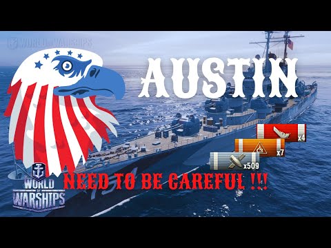 Perfetct Cruiser AUSTIN:  Dominate the Battles with Cruiser Austin World of Warships #gaming