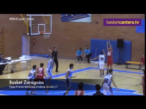 U14M - Especial BASKET ZARAGOZA.- Fase previa Minicopa Endesa 2016/17 (BasketCantera.TV)