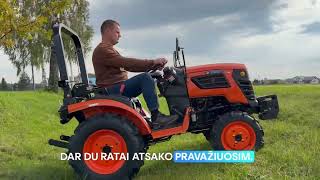 NAUJAS REGISTRUOJAMAS MINI TRAKTORIUS RHINOCEROS T6125