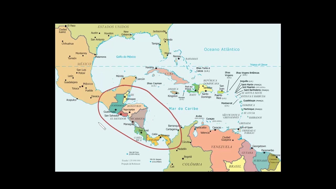 América Central Aspectos Físicos