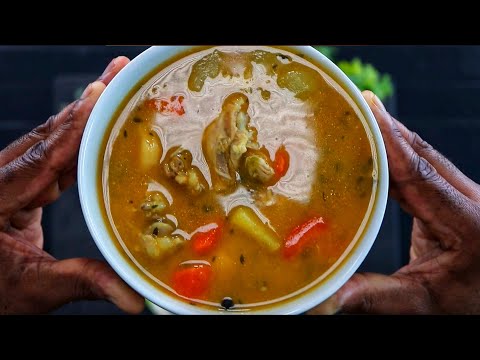 HOW TO MAKE JAMAICAN CHICKEN AND PUMPKIN SOUP RECIPE | WINTER COMFORT FOOD | Hawt Chef