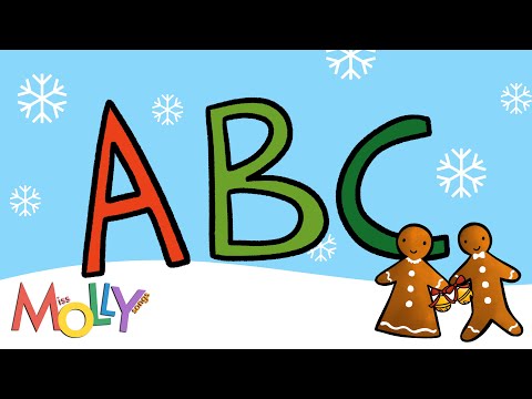 Jingle ABCs | A Christmas Alphabet version of Jingle Bells | Miss Molly Sing Along Songs