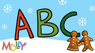 Jingle ABCs | A Christmas Alphabet version of Jingle Bells | Miss Molly Sing Along Songs