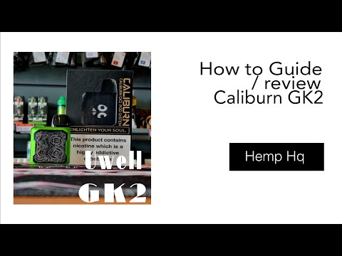 Uwell Caliburn GK2 How to Guide / Review