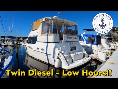 [Sold] - (1999) Carver 406 Aft Cabin Twin Diesel Motor Yacht For Sale