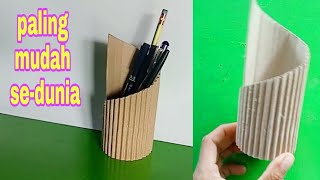 Download lagu cara membuat tempat pensil dari kardus mp3